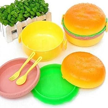 New Burger shape Lunch Box