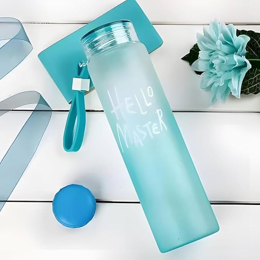 Hello glass bottle