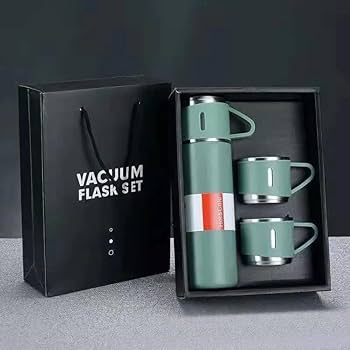 Premium vacuum flask with free 2 unit cut