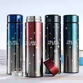 Premium quality temperature bottle star printed colourfull