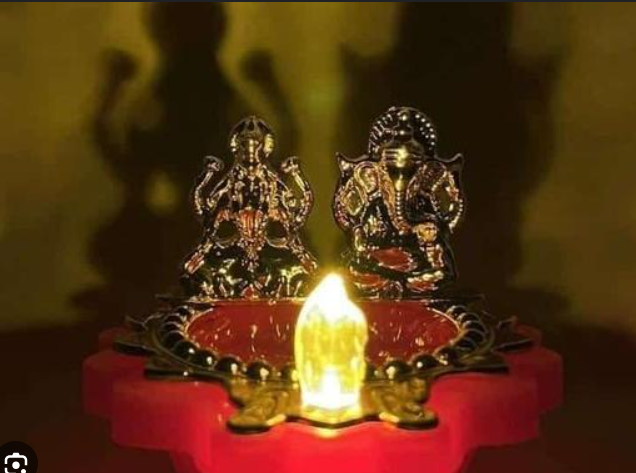 New laxami Ganesh ji water diya smokeless