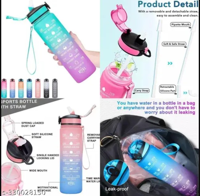 New Rainbow Bottle premium quality / Motivation bottle