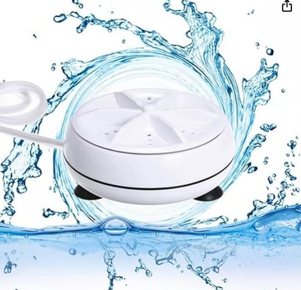 Ultrasonic washing machine portable
